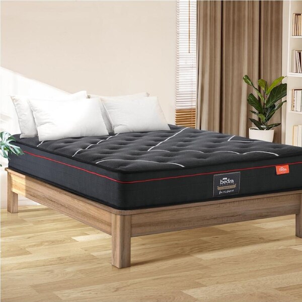 Bedra Queen Double King Single Mattress Cool Gel Foam Luxury Bed 22cm Medium Double