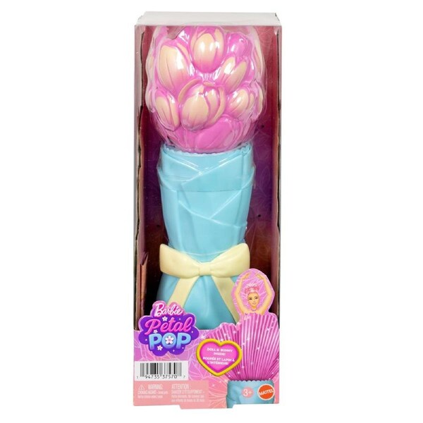 Barbie Pop Reveal Petal Pop Series Scented Doll (Tulip)