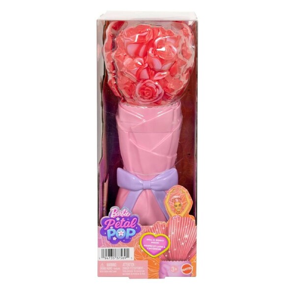Barbie Pop Reveal Petal Pop Series Scented Doll (Rose)