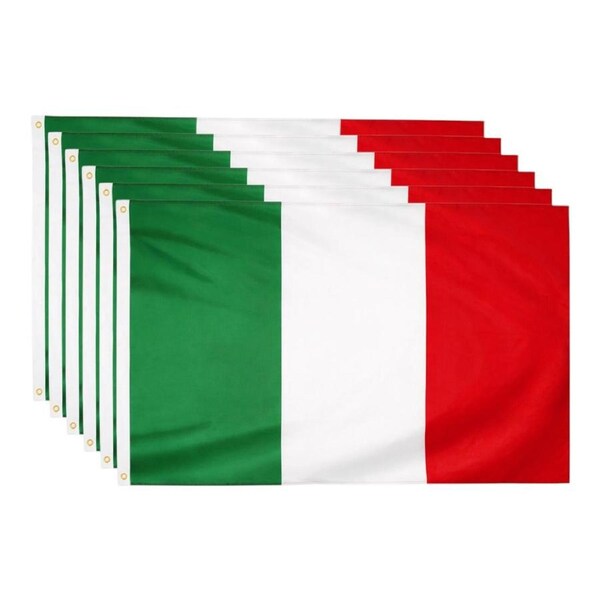 6 x Italy Flags 90 x 150 cm Italian National Pride Flag Indoor Outdoor Display