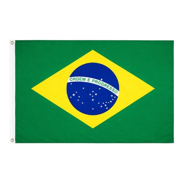 Brazil Flag 90 x 150 cm Brazilian Flag National Pride Indoor Outdoor Display