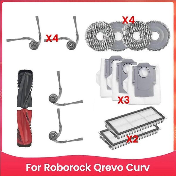 14PCS Fit for Roborock Q Revo Curve Vacuum Cleaner Accessories