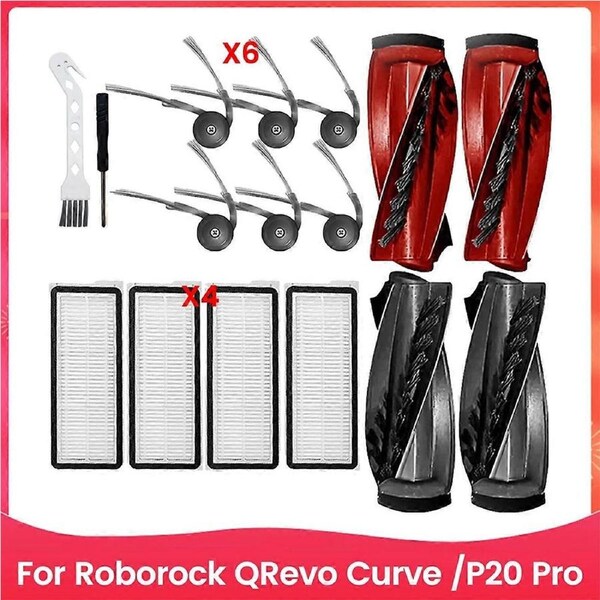 16PCS for Vacuum Cleaner Parts Replacement Washable Main Brush