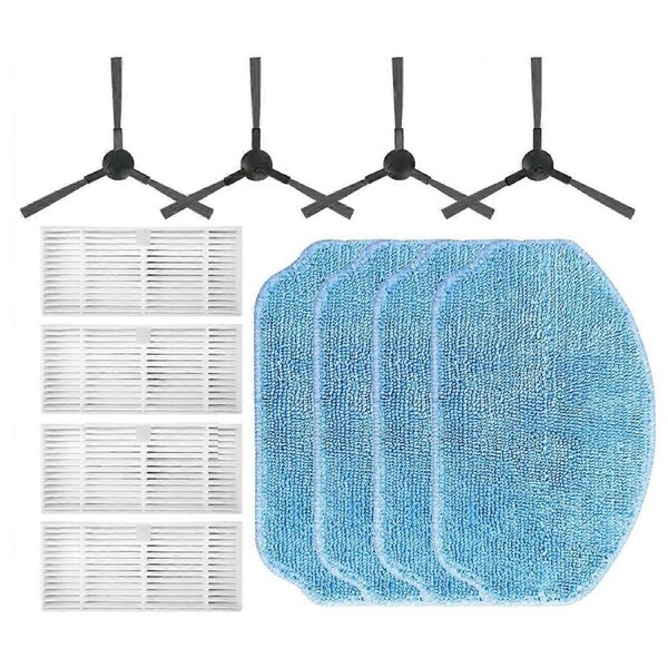 For Side Brush Hepa Filter Mop Cloths