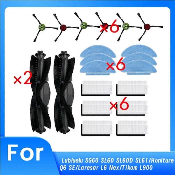 20 Pcs for Lubluelu SG60 Sweeping Robot Cleaner Parts Replacement