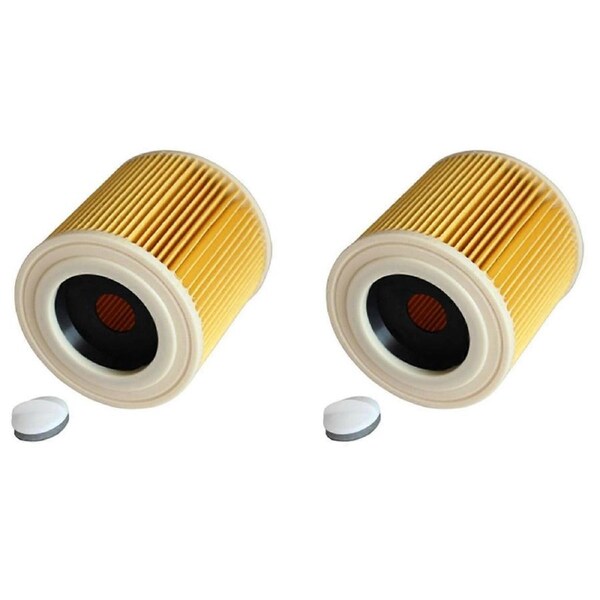 2X Replacement Air Dust Filters Bags for Karcher Vacuum Cleaners Parts Cartridge Hepa Filter Wd2 Wd3 Mv2 Mv3