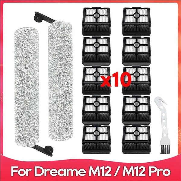 13PCS For Dreame M12 / M12 Pro Floor Scrubber Vacuum Accessories