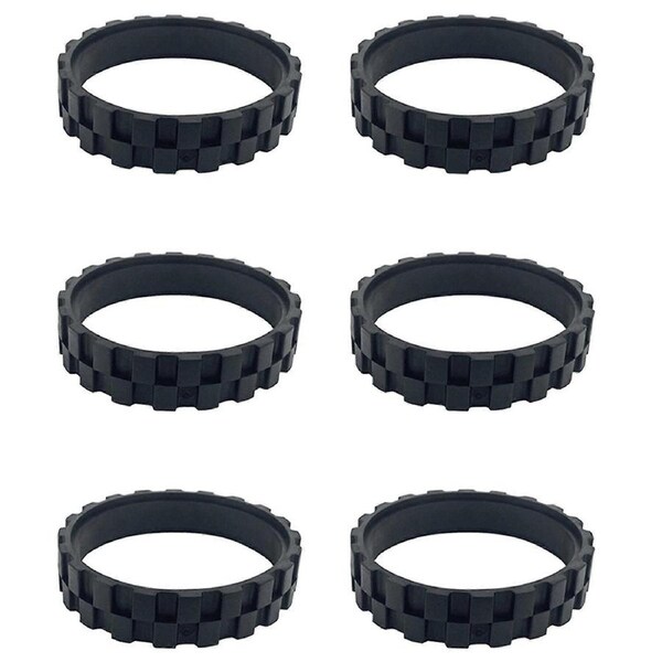 6PCS for Roborock S5/T6/T7 Accessories Xiaomi Walking Wheel Tire Skin Replacement Robot Vacuum Cleaner Parts