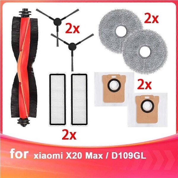 For Vacuum Parts Main Roller Side Hepa Filter Mop Cloth Dust Bag