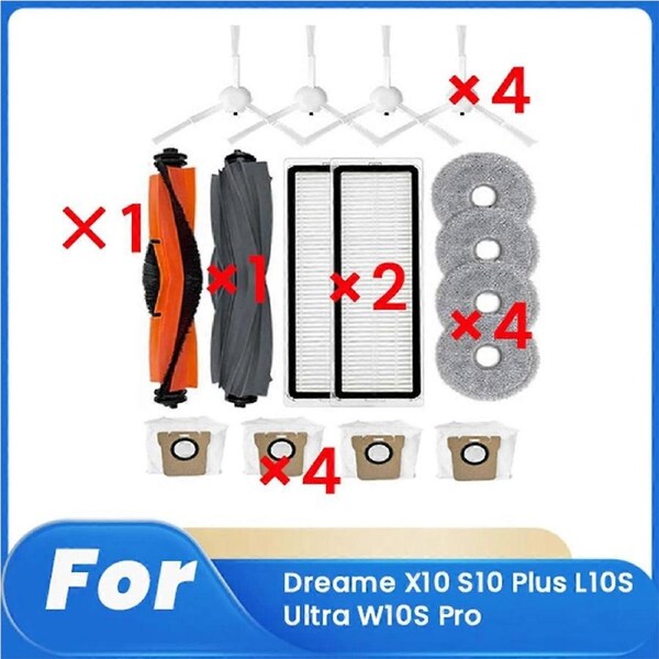 16 Pcs for Vacuum Cleaner Accessories Kit Main Side Brush Filter Mop