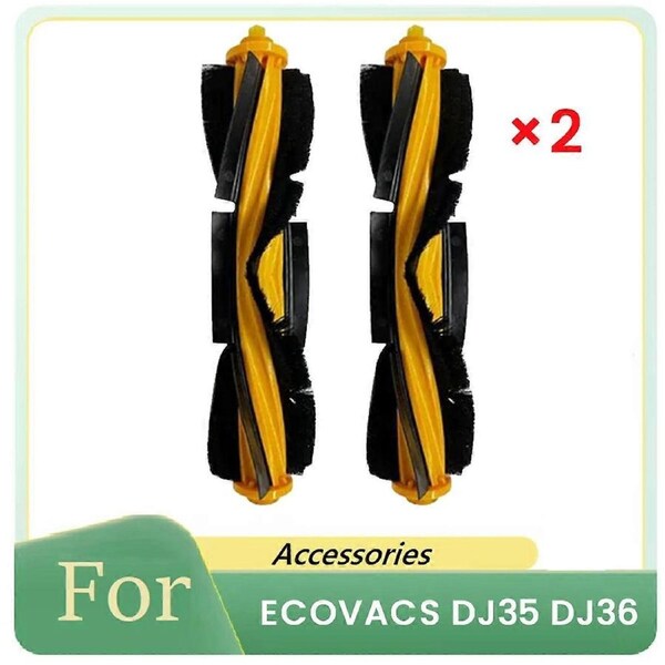 2 Pcs Roller Brush for ECOVACS DJ35 DJ36 Sweeper Accessories