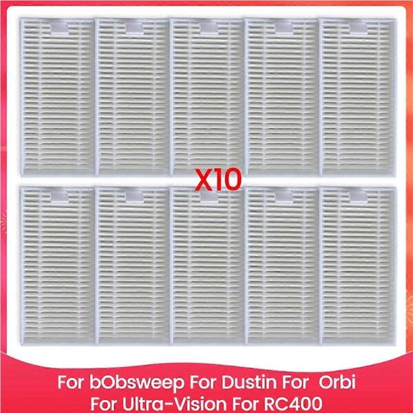 10 Pack Replacement Filters for BObsweep Vacuum Replacement Parts