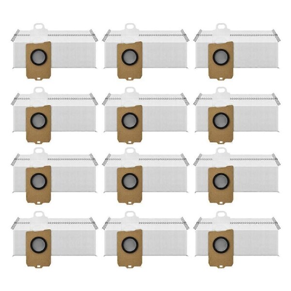 12Pcs Dust Bags for Narwal 001 Vacuum Cleaner Accessories Spare Parts