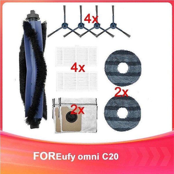 For Eufy Robot Vacuum Cleaner Omni C20 Accessories Vacuum Cleaner
