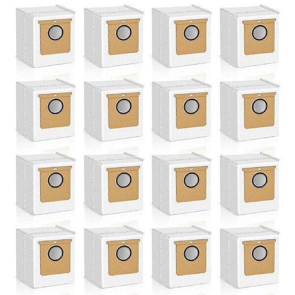 16 Pcs Vacuum Dust Bags for L50, L60 Hybrid Self-Empty Station