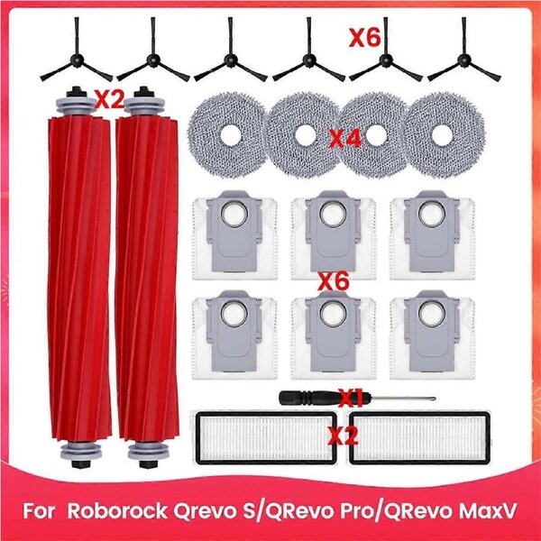 For Roborock Qrevo S/QRevo Pro/QRevo MaxV Robot Vacuum Cleaner Parts