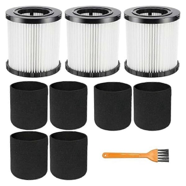 3pcs DCV5801H Vacuum HEPA Filter with 6 Foam Sleeve Filters