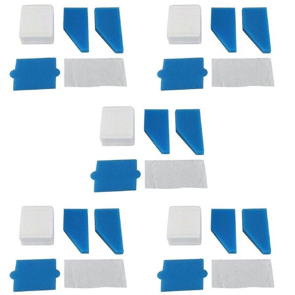 25X Filter Set Suitable for Vacuum Cleaners Thomas Aqua + Multi Clean X8 Parquet, Aqua + Pet & Family