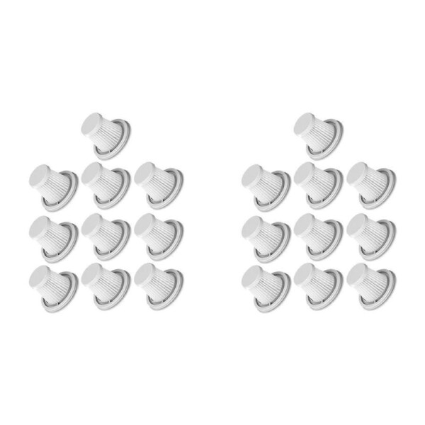 20 Pack HEPA Filter for Xiaomi Mijia SSXCQ01XY Handy Vacuum Cleaner Home Car Mini Wireless Washable Filter Spare Parts