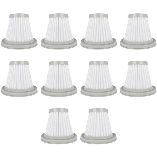 10X Replacement Vacuum Cleaner Parts HEPA Filter for Deerma DX118C DX128C Household Cleaning Vacuum Cleaner Accessories