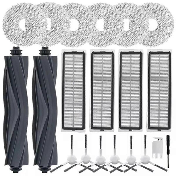 For X10+ Vacuum Cleaner Main Side Brushes HEPA Filters