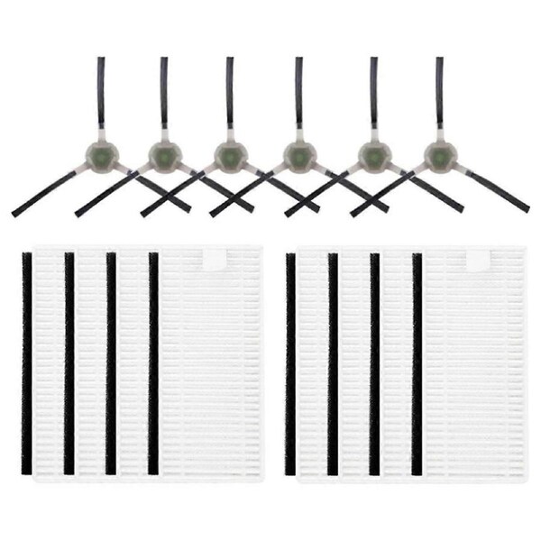 14PCS for Robotic Vacuum Cleaner HEPA Filters Side Brushes