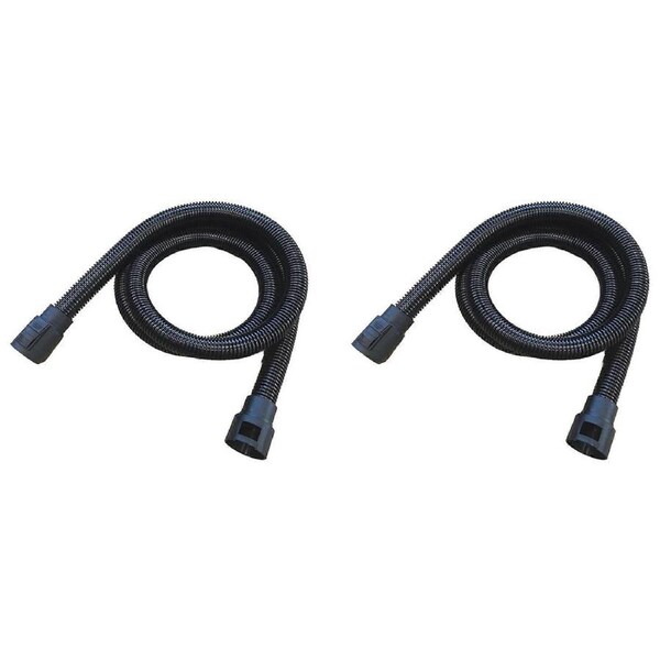 2pcs 2.5M Extended Hoses for Karcher NT20/30/WD1 WD2 WD3 WD4 WD5 WD6 Vacuum Tools Flexible Suction Hose Part 2.863-305.0
