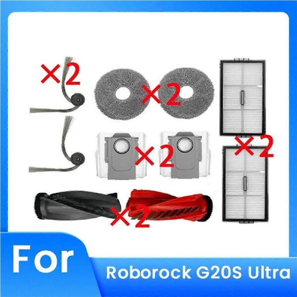 10 Pcs for Roborock G20s Ultra Sweeping Robot Accessories Replacement