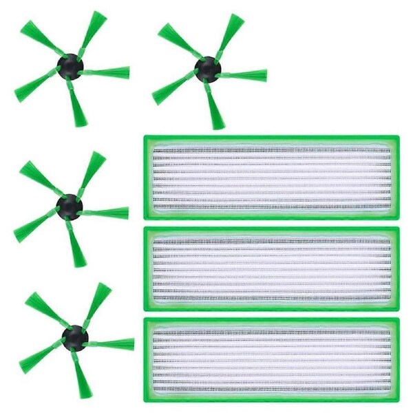 For Vorwerk Kobold VR200 Robot Vacuum Cleaner Side Brush Hepa Filter