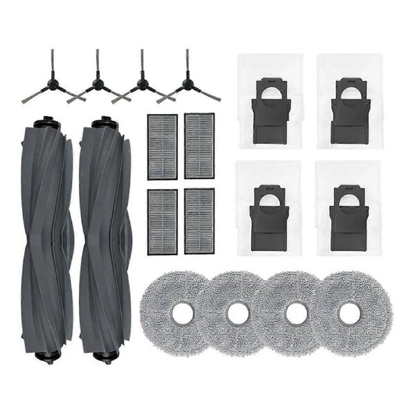 For X30 Ultra / X30 Pro Main Side Brush HEPA Filter Mop Pads