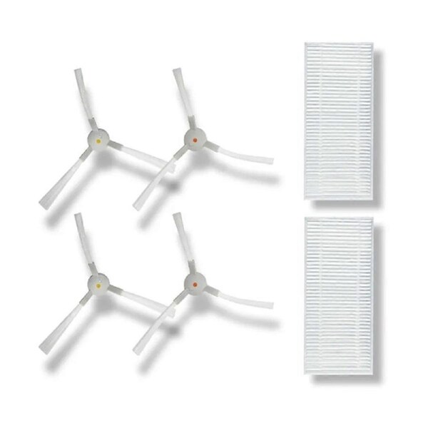 6PCS Washable Side Brush Hepa Filter for ABIR R30 Cleaner Accessories
