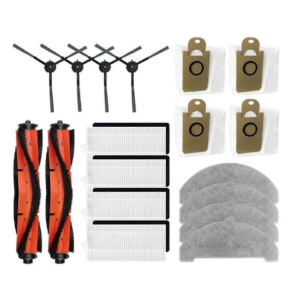 For RV1 Pro Main Sided Brush HEPA Filter Mop Pad Dust Bags, B
