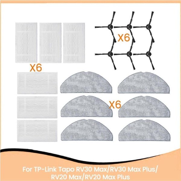 18PCS for RV30 Max/RV30 Vacuum Cleaner Parts