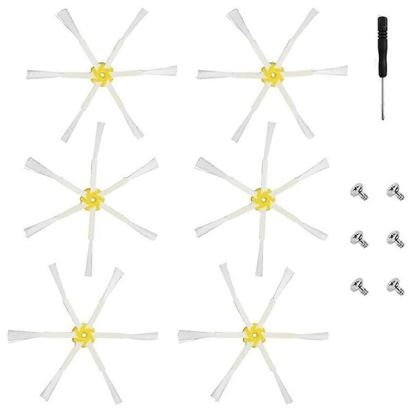 6 Corner Side Brushes Accessories for 600/700/500