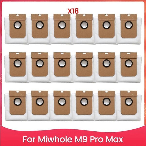 18PCS Dust Bag for Miwhole M9 Pro Max Vacuum Cleaner Replacement