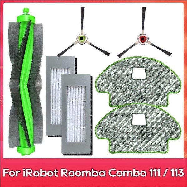 Main Side Brush and HEPA Filter for Romba Combo