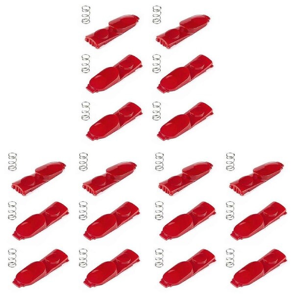 18PCS Wand Tube/Cleaner Head Clip Latch Tab Button for V7 V8 V10 V11 V15 Replacement Tool Button with Spring