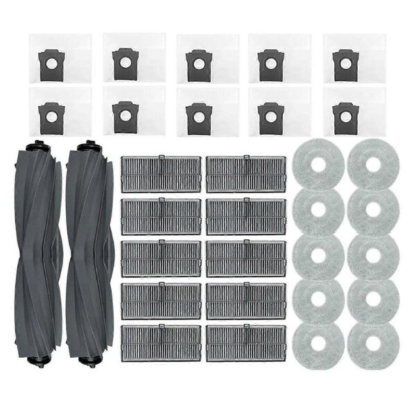 For X40 Pro Main Brush HEPA Filter Mop Pads Dust Bags
