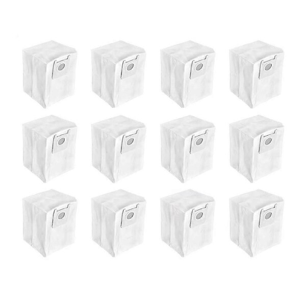 Compatible for Cecotec Conga 2290 Replacement Dust Bags Spare Bags Accessories for 2290 Robot Vacuum 12PCS