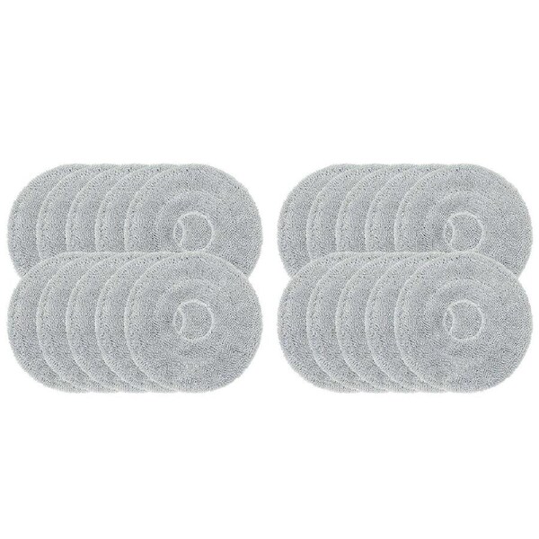 20x Replacement Mop Cloth Set for JONR P20 Pro Vacuum Cleaner, Efficient Microfiber Cleaning Pads Accessories