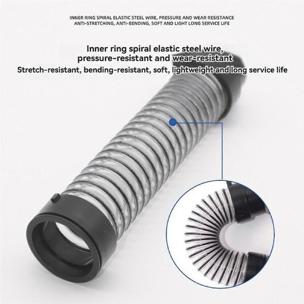 2X Vacuum Hose for Bissell 2225Z /1713Z Floor Scrubber Brush Head Spare Parts Threaded Pipe Fittings for Sewage Pipes