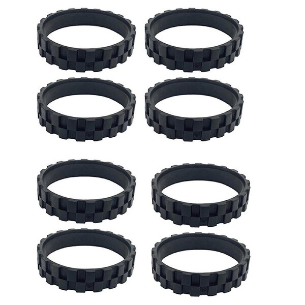 8PCS for Roborock S5/T6/T7 Accessories Xiaomi Walking Wheel Tire Skin Replacement Robot Vacuum Cleaner Parts