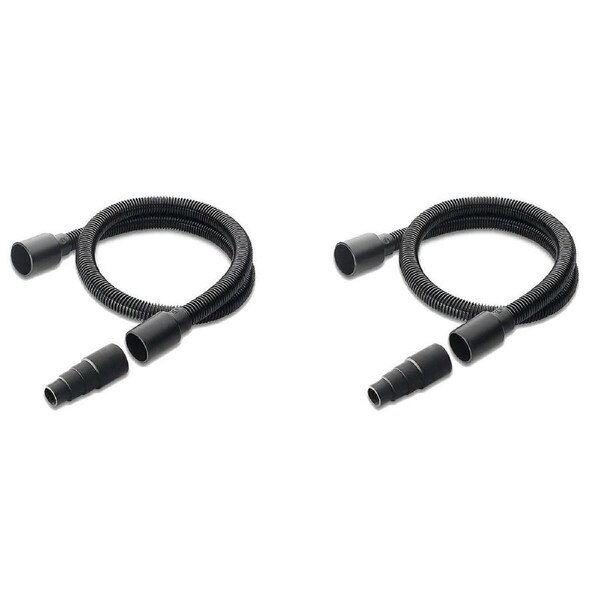 2X Power Tool Kit for Karcher WD2 WD3 WD4 WD5 WD6 Vacuum Power Tools Flexible Suction Hose with Adapter Part 28631120