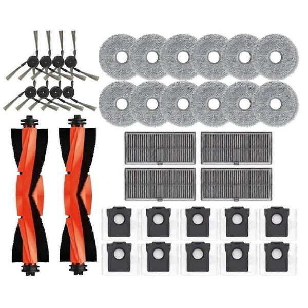 for X40 Ultra X40 Pro Main Side Brush Filter Mop Dust Bag