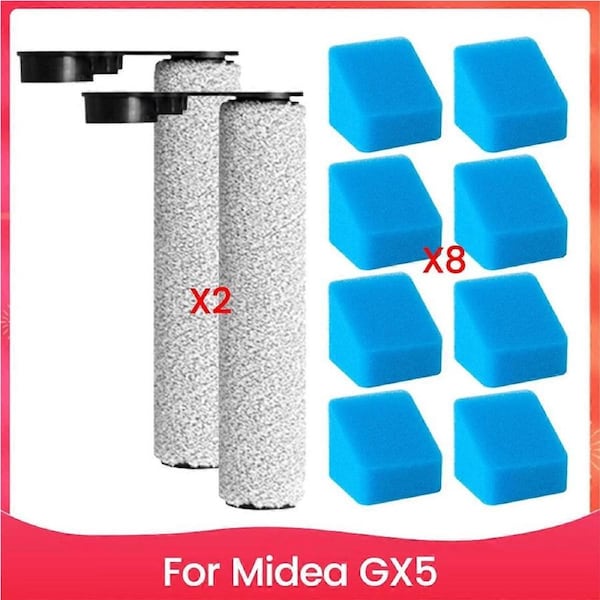 10PCS Replacement Parts for Midea GX5 Floor Cleaner Accessories