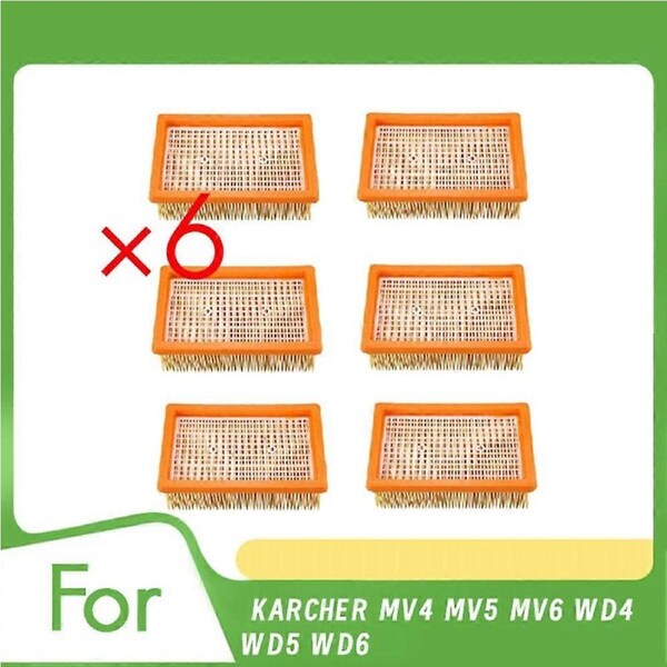 6 PCS 2.863-005.0 Hepa Filter for KARCHER Vacuum Cleaner