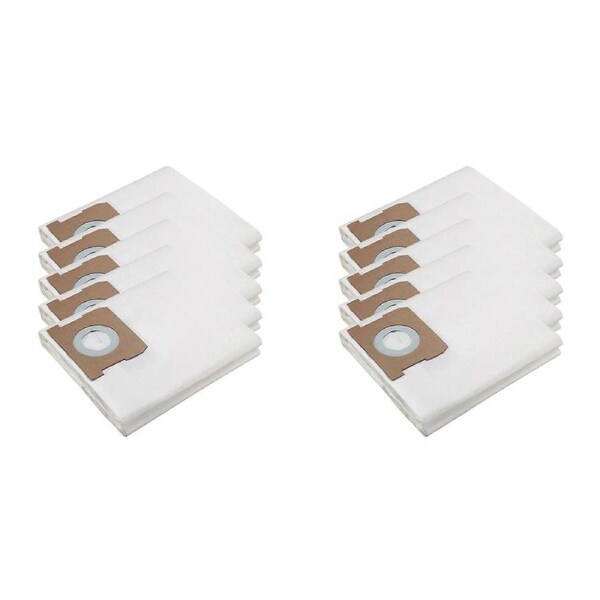 10PCS Vacuum Cleaner Dust Bags for Karcher WD1 Compact Battery Replaces 2.863-297.0 Sweper Dust Bin Replacement Parts