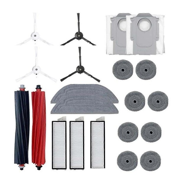 21 Pcs Ultra Durable Accessories for Roborock G20s S8 Ultra Sweeper