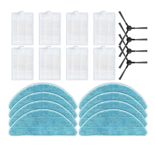 For Glass 3 Robot Vacuum Cleaner Side Brush Filter Mop Cloth