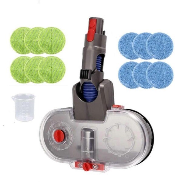 Electric Mop Head Attachment for V15 V11 V10 V8 V7 Vacuum Cleaners with Detachable Water Tank 12 Reusable Mop